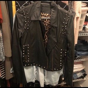 Faux Leather Jacket